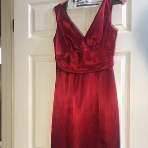 Deep Red Party Dress Petite size 6